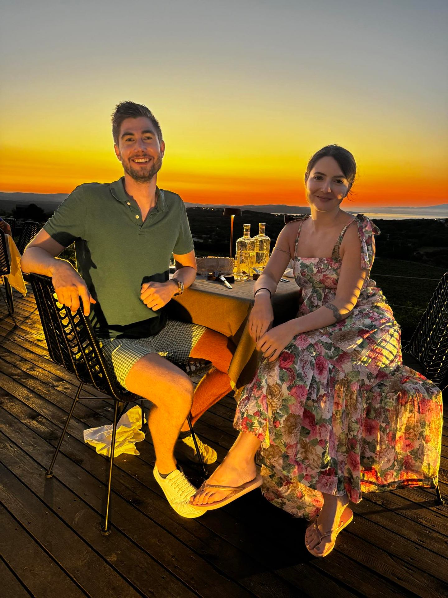 Sunset dinner, Sicily
