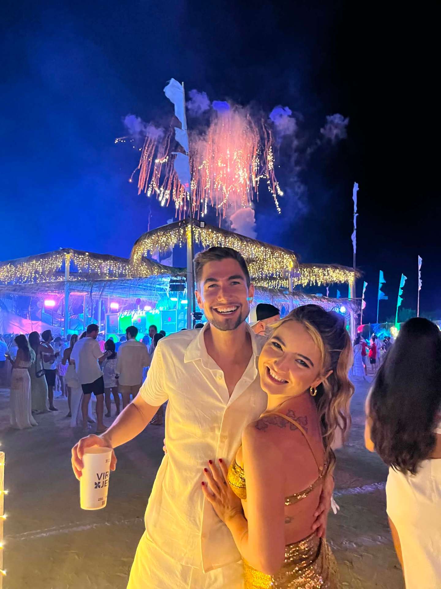 New Year's Eve fireworks in Jericoacoara