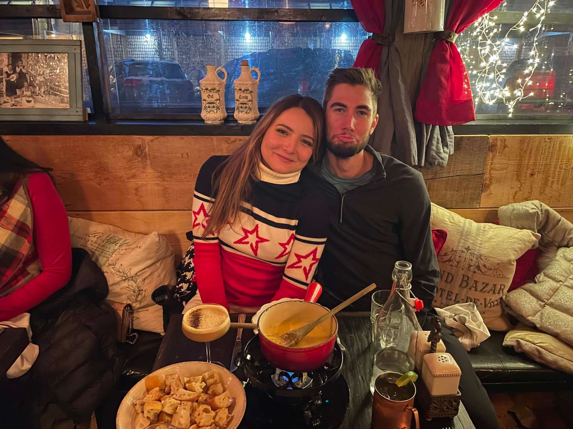 Fondue at French Alpine Bistro, Aspen