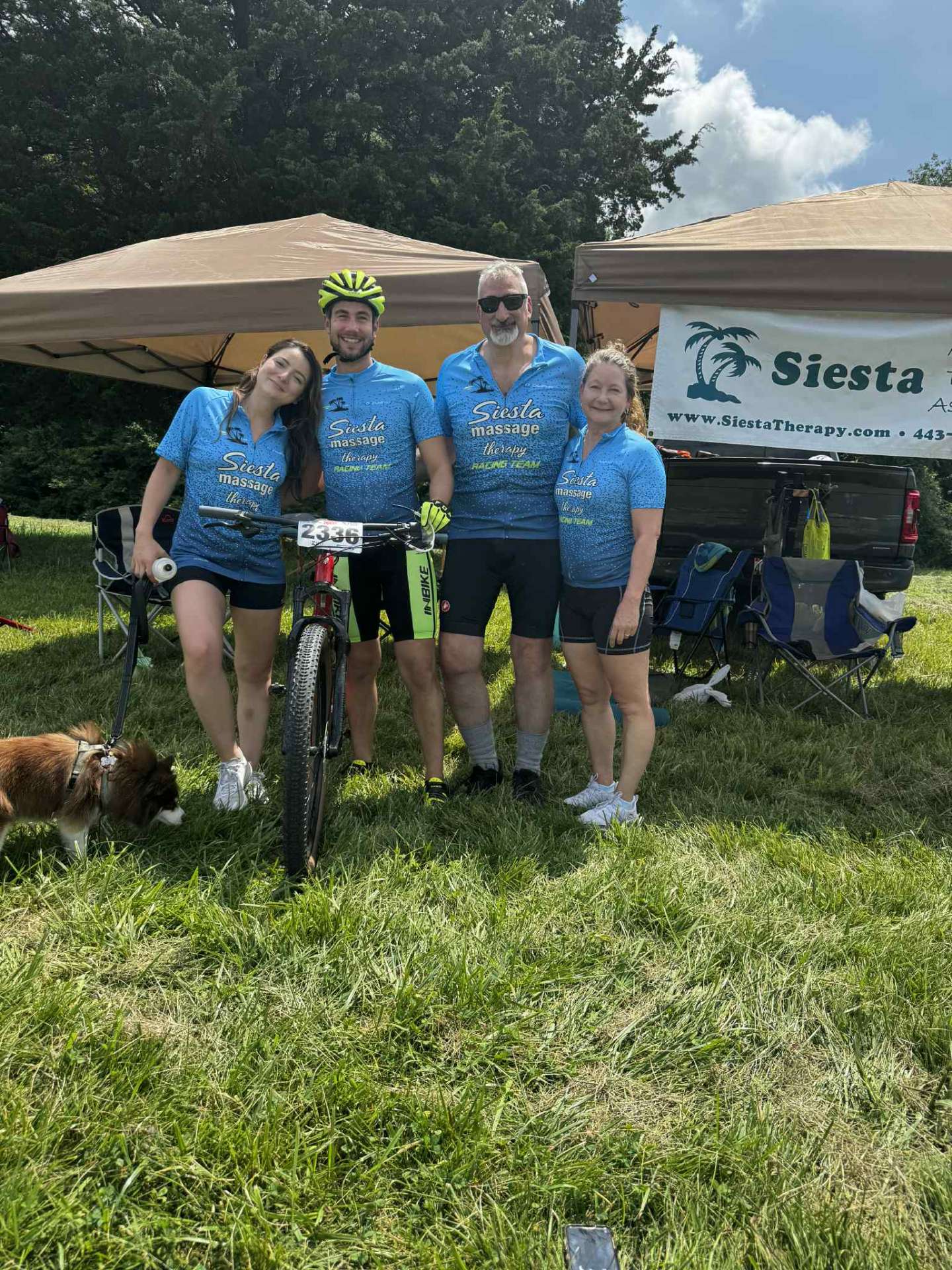Siesta Massage Therapy bike race, Maryland