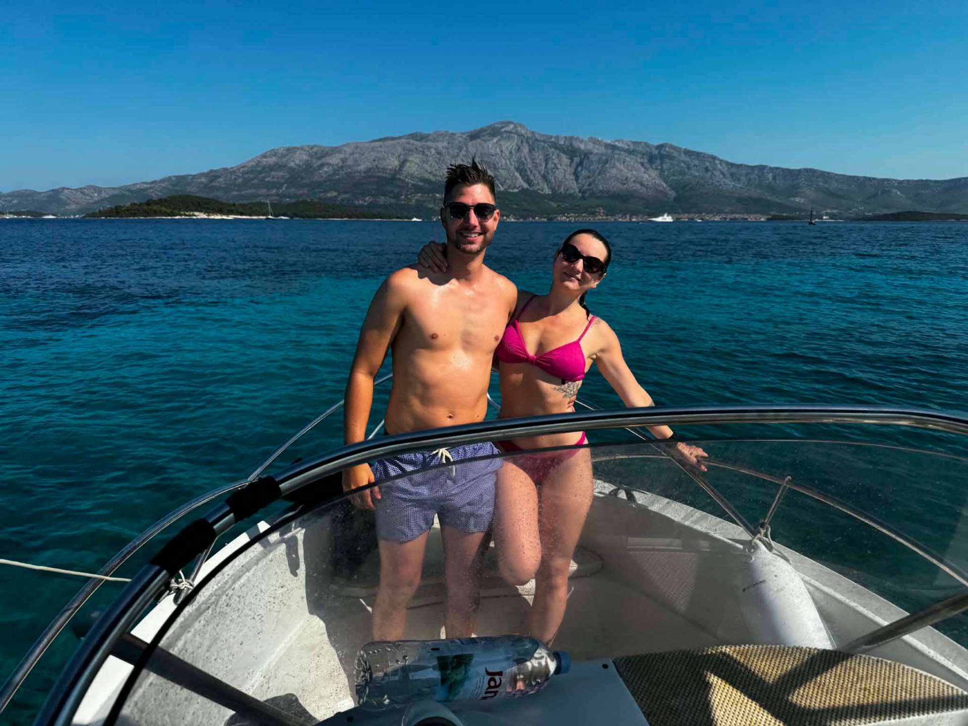 Boat day near Korčula
