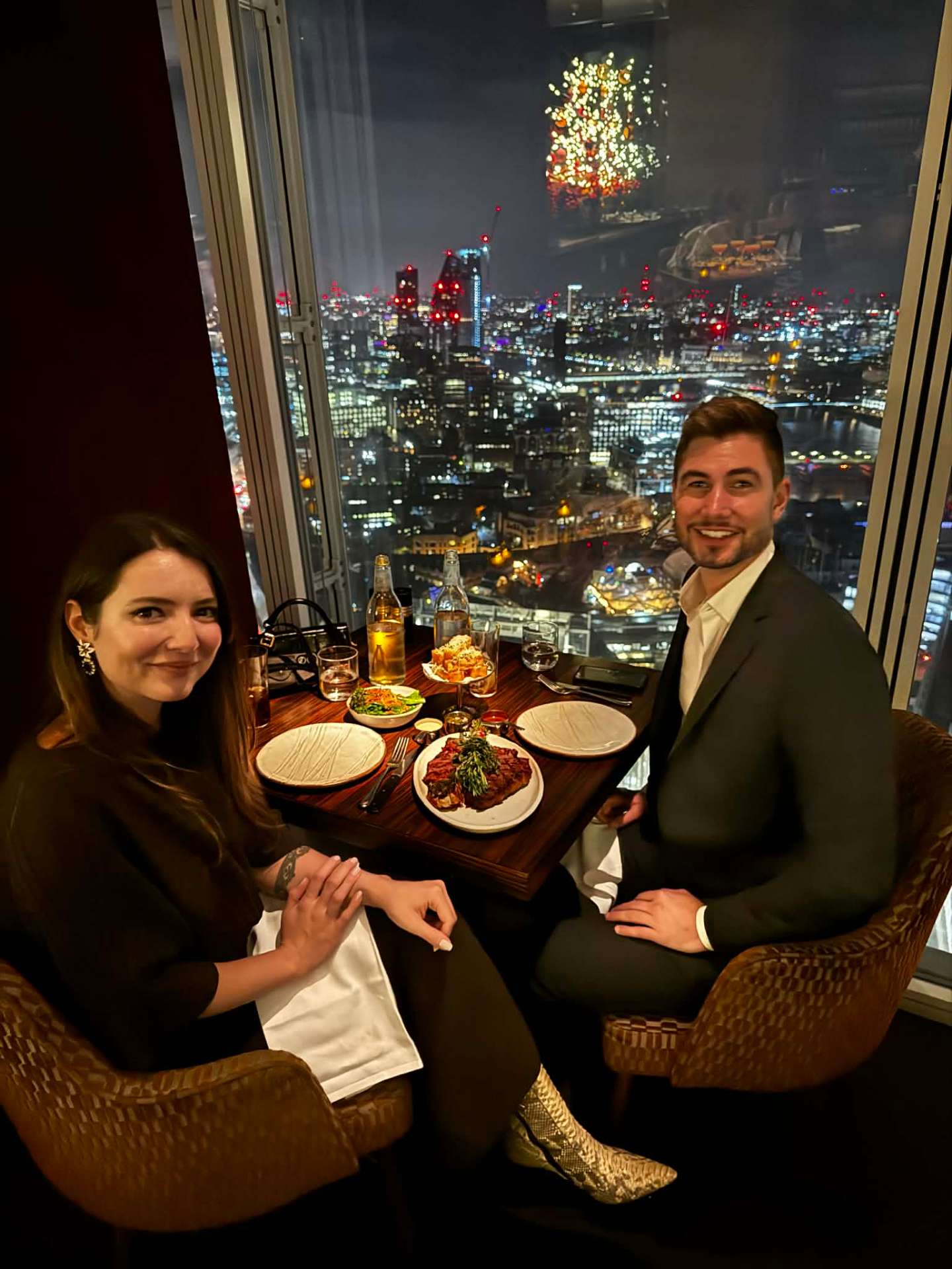 Dinner at Oblix at The Shard, London
