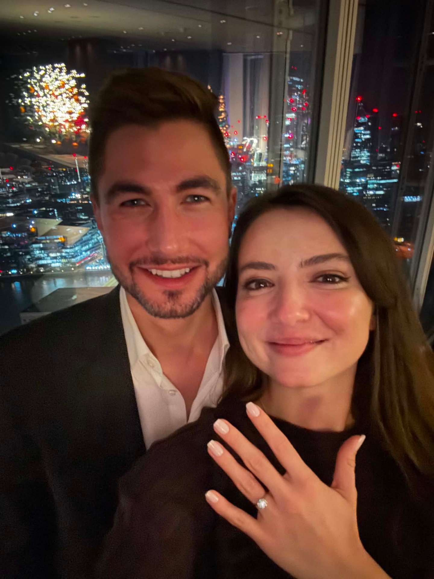 Just engaged at The Shard, London