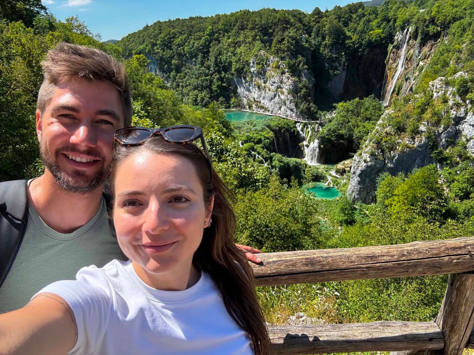 Plitvice Lakes overlook